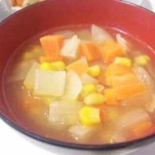 コロコロ野菜の具沢山スープ